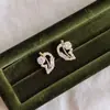 Pendientes Nuevos de Plata S925 para Mujer Otoño e Invierno, Pendientes de Cristal Swarovski Maillard, Pendientes de Alta Gama con un Diseño de Lujo Ligero