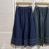 Estilo Japonés Retro Talla Grande Chica Gordita Costura Jeans Diseño Sensación Fruncido Pierna Ancha Pantalones Pantalones Cortos