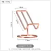 Soporte de metal simple para teléfono, soporte para tableta, soporte perezoso para teléfono para ver programas, soporte de escritorio para teléfono, marco de fotos