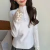 2025 Novo Outono e Inverno Andy Veludo Sete Agulhas Engrossado Gola Alta Meia Manga Malha Manga Longa Feminino Recorte Lantejoula Camisa Básica