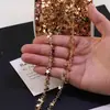 Corrente de borla de cobre puro em formato de estrela de cinco pontas e coração em camadas, pulseira artesanal DIY, corrente de contas, suprimentos e acessórios para fabricação de joias