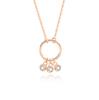 Collar con borlas de plata S925 para mujer, estilo japonés y coreano, con diseño artístico fresco, cadena de clavícula estilo Mori, colgante de lujo con luz de diamantes.