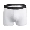 Ropa Interior Masculina Europea y Americana, Calzoncillos Bóxer de Algodón Puro para Hombres Gordos, Estilo de Apertura Extendida, Color Sólido Deportivo, Suministro Transfronterizo