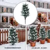Enchufe de suelo navideño mini transfronterizo Decoración de escritorio Centro de mesa navideño de madera Decoración de mesa Decoraciones navideñas