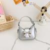 Bolso de mano infantil con lazo estilo coreano] Nuevo bolso bandolera infantil de primavera, mini bolso con cadena estilo niña