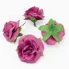 Brotos de Rosa Pequenos Simulados Cabeças de Flores de Tecido de Seda Materiais para Guirlanda DIY Acessórios de Cabelo Acessórios para Arranjo de Flores de Parede de Fundo de Casamento Chão