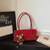 Bolso Cruzado 2025 Bolso de Mujer Más Vendido Bolso de Hombro Versátil Bolso de Mano de Moda Casual Bolso Cuadrado Pequeño Bolso Sencillo para el Trabajo Debajo del Brazo