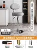 Silla de Trabajo Grande Giratoria Lift para Salón de Belleza Manicura Peluquería Redonda Móvil Silla para Barra de Maquillaje Uso en Casa