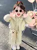 Conjunto de cortavientos de color liso para niñas transfronterizo, estilo primavera y otoño, conjunto casual de tres piezas para niños 2026 nuevo, ropa infantil de moda