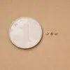 Cuentas de plata rotas de 1.5 mm, accesorios de cuentas de plata, cuentas espaciadoras irregulares chapadas en oro de plata pura s925, accesorios para pulseras de bricolaje