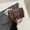 Moda estilo étnico saco de grande capacidade para as mulheres 2023 inverno novo retro largo ombro alça bolsa mensageiro moda pequena bolsa quadrada