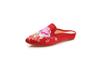 Zapatillas de tela de seda brillante con Cheongsam Mueller puntiagudo Ropa exterior Baotou Drag Moda Zapatos étnicos para mujer una generación de cabello