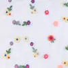 Camino de mesa bordado de gasa personalizado de fábrica Vestidos para niñas Ropa Cortina Tela decorativa Encaje de boda