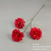 Flores Artificiales con 3 Cabezas de Hibisco, Cosmos y Gerbera, Decoración para el Hogar Estilo Coreano, Flores Falsas para Arreglos Florales de Mesa de Comedor, Venta al por Mayor