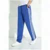 Popular Transfronterizo Talla Europea Talla Grande Ropa Deportiva Traje Sudadera de Tres Rayas para Hombre Pantalones de Chándal Ropa de Trabajo Conjunto de Dos Piezas Venta al por Mayor de Fábrica