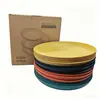 Amazon Tk Plato de Paja de Trigo Plato de Hotel Plato para Frutas Hogar Nórdico Plato para Ensalada Plato de Plástico PP