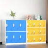 Gabinete para Mochilas de Jardín de Niños, Casillero de Aula Escolar, Casillero de Color, Gabinete de Almacenamiento con Cerradura para Estudiantes de Primaria y Secundaria
