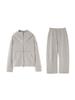 Baishi Wang Pesado 670g Traje de Felpa Wei Yi para Mujer Otoño e Invierno Engrosado con Capucha Chaqueta Casual Pantalones Wei Machete