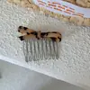 Pente de Cabelo com Pente de Inserção Traseira de Laço Borboleta de Acetato Presilha para Franja 2026 Novo Celebridade da Internet Antiderrapante Top de Caveira Alta Presilha Lateral Fofa para Cabelo