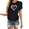Comércio exterior em estoque comércio exterior Dia dos Namorados estampa de coração Dia dos Namorados casal casual amor camiseta