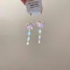 Set de Aretes de Venta Caliente 2026 con Diseño Único, Mariposa Azul de Alta Gama, Estrella de Cinco Puntas y Aretes/Clip para Orejas de Perla para Mujer