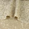 Tecido para Vestido Floral Francês com Alças Jacquard Flor de Pedra Elástico Textura de Espuma Estereoscópica Verão