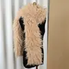 Nuevo bufanda de imitación de lana de oveja transfronteriza, chal de alta gama para vestido cheongsam, calentador de cuello cálido de moda para otoño e invierno, cuello de piel versátil