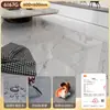 Pegatina de Piso de Plástico PVC Baldosa Brillante Piso de Cemento Colocación Directa Impermeable Engrosado Dormitorio Sala de Estar Felpudo Piso de Cuero