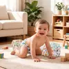 Pañales de Bebé Impermeables de Polar Delgado para Cuatro Estaciones, con Broches Ajustables, Pañales de Tela para Bebé, Pantalones Pull-Up