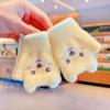 Guantes de invierno para bebés de 0 a 3 años, bonitos guantes de medio dedo con tapa abatible, cálidos y para niños y niñas.