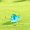 Micro Paisaje Simple Moderno Creativo Lindo Luminoso Colorido Adornos de Caracol Decoraciones DIY Mini Adornos de Resina
