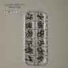 Accesorios Punk para Uñas con Remaches Ins Estilo Chica Caliente Europea y Americana Anillo Metálico en Forma de Cono Puntiagudo Decoraciones para Uñas Remaches de Aleación