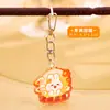 Llavero Colgante Dibujo Animado Festival de Medio Otoño Conejo de Jade Lindo Pastel de Luna Acrílico Pequeño Adorno Decoración de Bolsa Pequeño Regalo