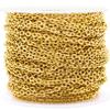 Cadena cruzada plana de acero inoxidable, cadena que no se decolora, pulsera para hombres y mujeres, collar, joyería, cadena básica a juego, cadena de bricolaje al por mayor