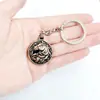 Colgante Llavero Espejo con Forma de Cabeza de Caballo de la Suerte Hueco Vintage, Exclusivamente para Suministro Transfronterizo a Joyería Popular en Europa Occidental y América