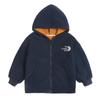 Jaqueta de Fleece para Meninos Primavera e Outono 2026 Novo Modelo Roupa de Outono com Capuz Jaqueta Grossa para Crianças