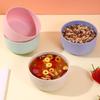 Tigela de trigo Tigela de palha de trigo Anti-queda Tigela infantil Baby Food Bowl Tigela de café da manhã Fábrica doméstica atacado