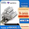 Bloco de Terminais de Camada Dupla Mbkkb2.5 Personalizado Barra Quadrada Uk2.5 Tira de Terminais de Tensão