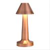 Lámpara de Mesa con Mancuernas de Metal Nórdico Lámpara Decorativa Retro Atmósfera Luz Nocturna Recargable Pequeña Regulable Acrílico Lujo Ligero