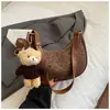 Bolso de Mano Moda Retro Invierno 2025 Estilo Nuevo Aspecto de Alta Gama Estilo Extranjero Moderno Bolso de Hombro Único Bolso de Bollo para Debajo del Brazo