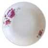 Pegatina Flor Horneada Plato de Fruta Cerámica Esmaltada Plato de Arroz Tamaño Multi-cerámica Calcomanía Plato Hondo