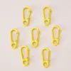 Llavero Mosquetón de Aleación Pintado de Colores Hecho a Mano DIY Cadena para Bolso Teléfono Colgante Hebilla Colgante Accesorios de Joyería
