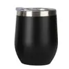 Taza de cáscara de huevo transfronteriza, taza térmica en forma de U de doble pared al vacío de 12 oz, taza de huevo swig de acero inoxidable 304, copa de vino al por mayor