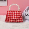 Bolsa Pequeña Roja de Año Nuevo Celebridad de Internet Bolso Cruzado de Princesa Pequeño Fragante Moda Estilo Extranjero Bolsa Linda de Niña Venta al por Mayor