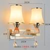Lámpara de pared cálida creativa habitación de bodas dormitorio mesita de noche sala de estar comedor pasillo escaleras lámparas led simples modernas 2024