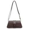 Design de nicho transfronteiriço, bolsa de mão pequena da moda para mulheres, nova bolsa de ombro com corrente minimalista, bolsa quadrada pequena crossbody de alta qualidade