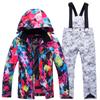 Nuevo Traje de Esquí para Niños Traje para Niñas Niños Medianos y Grandes Traje Exterior Engrosado Pantalones Cálidos de Invierno