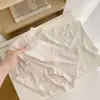 Roupa íntima feminina de modal 2025 nova algodão renda sexy costura cintura quadril sem costura calcinhas femininas