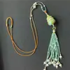 Colar de Tassel de Cabacinha de Laca Estilo Chinês Patrimônio Cultural Imaterial Corrente Longa para Suéter de Cabacinha de Laca Colar Elegante de Tassel Longo Venda por Atacado