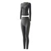 Bodystocking de Pantalón Redondo para Mujer Europeo y Americano Transfronterizo Más Terciopelo Engrosado Ropa de Otoño Ropa Interior Térmica a Prueba de Frío Set Venta al por Mayor